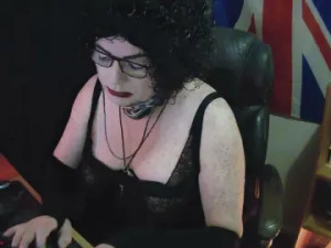 Play the uncut scene named GothiqueFatale, 56 years old, trans