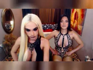 Stream HD video called AmelieCarolAnneTSDuo, blonde hair trans
