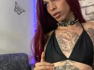 Stream the full video named Vixenxmilky, colored hair trans