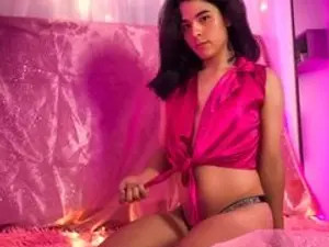 Play the uncensored scene called Angel_Dustt, 26 years old, brunette hair trans