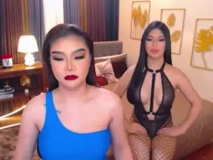 View the uncensored video named HotCummersDuoTS, trans