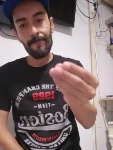 Play hardcore scene of sinpantalon, 37 years old, male